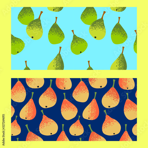 set of patterns with pears