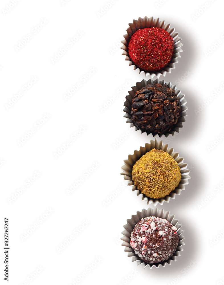 sweets on white background sweets on white background