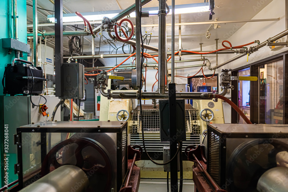 Inside of a chocolate factory Inside of a chocolate factory