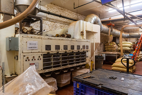 Inside of a chocolate factory photo