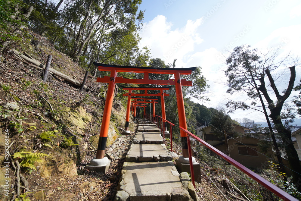 京都の神社の風景 京都の神社の風景