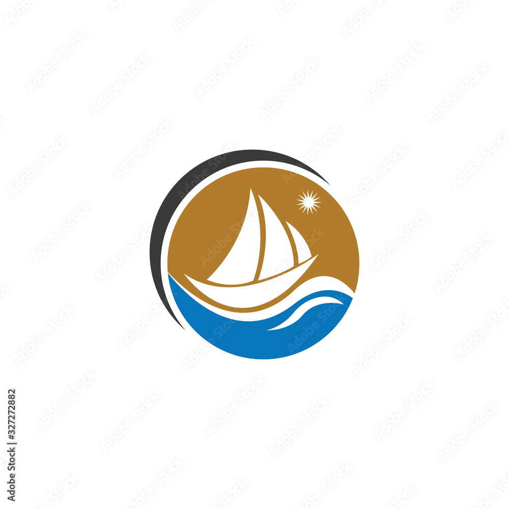 cruise ship Logo Template vector icon design cruise ship Logo Template vector icon design