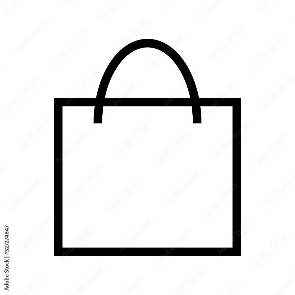 shopping bag icon vector template shopping bag icon vector template
