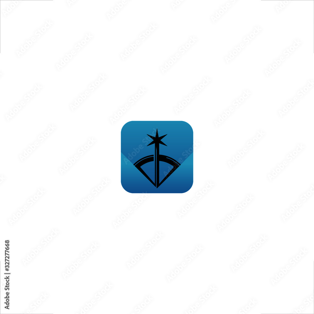 Archery logo arrow up design Archery logo arrow up design