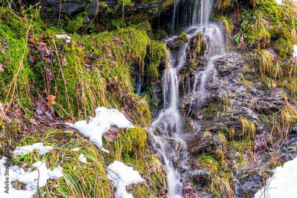 Schmelzwasser im Mittelgebirge