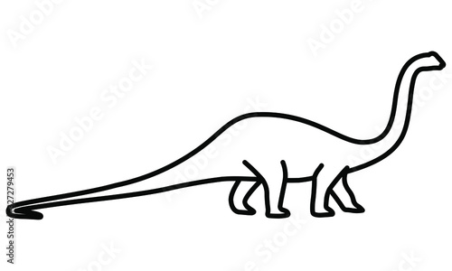 An illustration icon of a Diplodocus