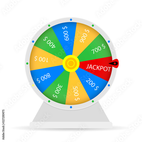 Jackpot win in wheel fortune lottery