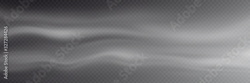 Transparent fog background, panoramic image, vector background, EPS10 