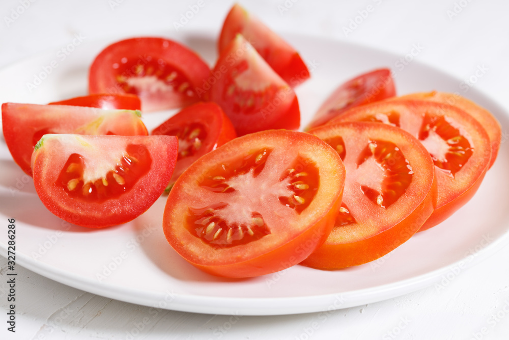 fresh tomatoes on white wooden background fresh tomatoes on white wooden background