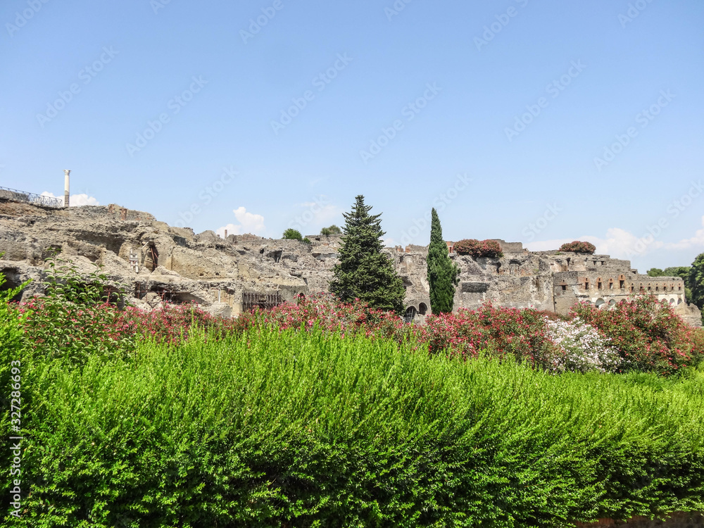 Fototapeta premium Pompeji - antike Stadt am Vesuv, Italien