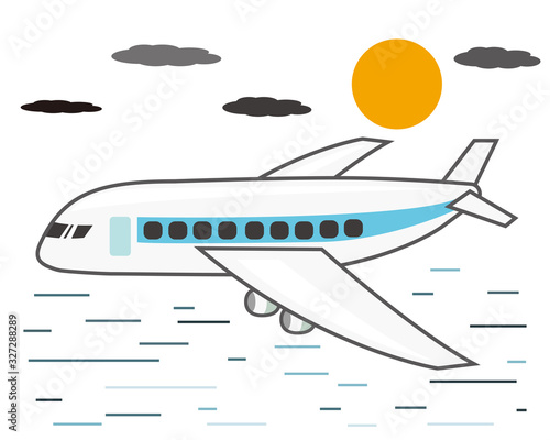 飛行機　航空機　旅行　