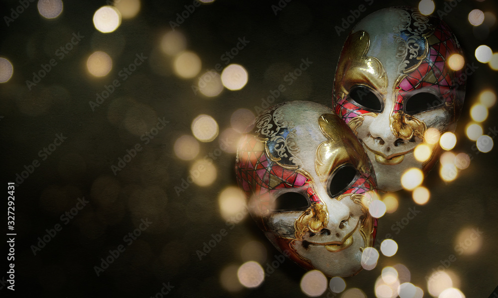 Traditional carnival venetian mask Traditional carnival venetian mask