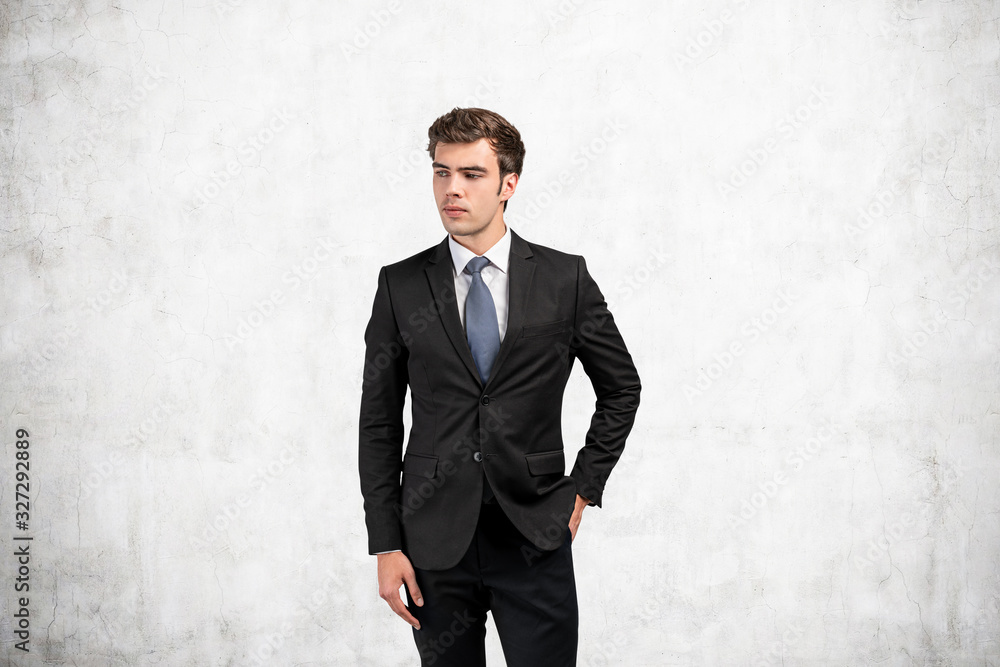 Confident European business man portrait Confident European business man portrait