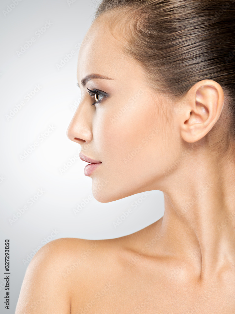 Woman Face Profile Stock Photos and Images - 123RF