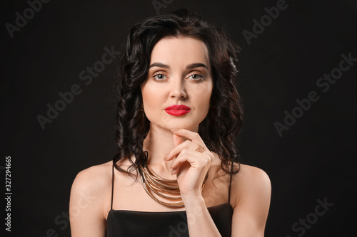 Young woman with beautiful ...