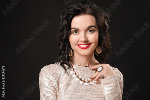 Young woman with beautiful ...