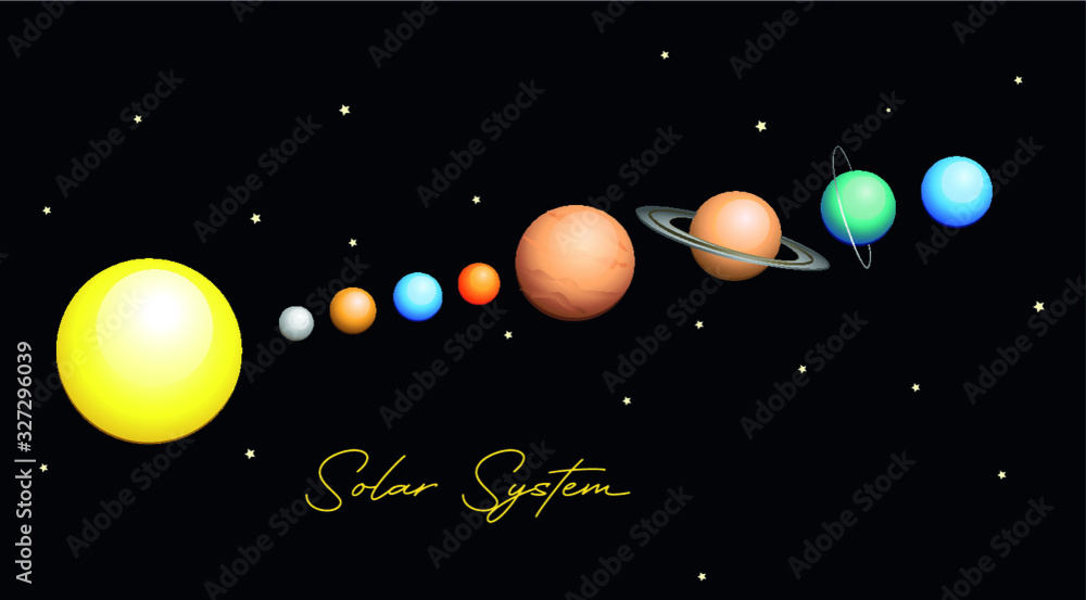 Fototapeta premium Układ Słoneczny