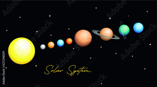 Fototapeta Naklejka Na Ścianę i Meble -  Sonnensystem