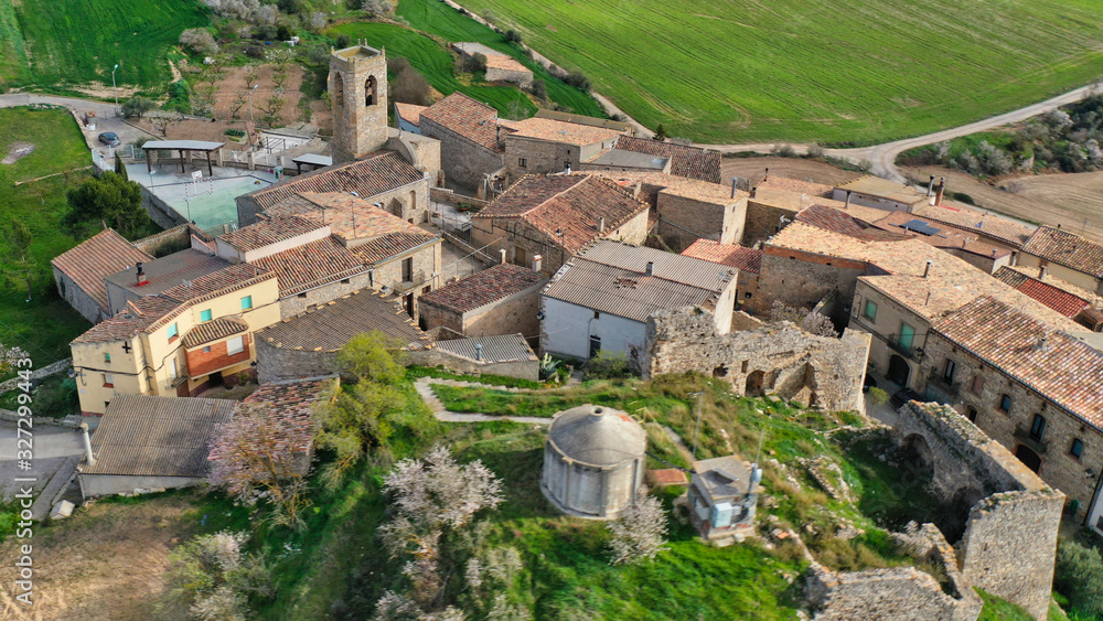 Fototapeta premium Montolíu de Cervera - Montoliu de Segarra - La Segarra - Lleida- Catalunya - Spain