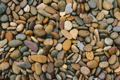 Pebbles stone background