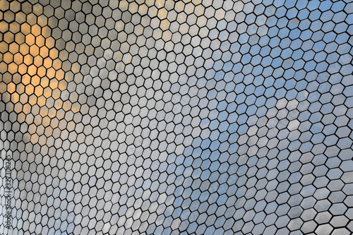 Texture of the surface of the Soumaya museum in Mexico City photo