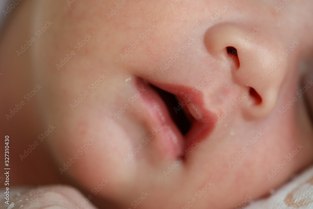 close up mouth and nose newborn baby softness sensitive skin close up mouth and nose newborn baby softness sensitive skin