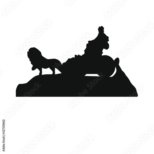 Madrid city monument Cibeles fountain