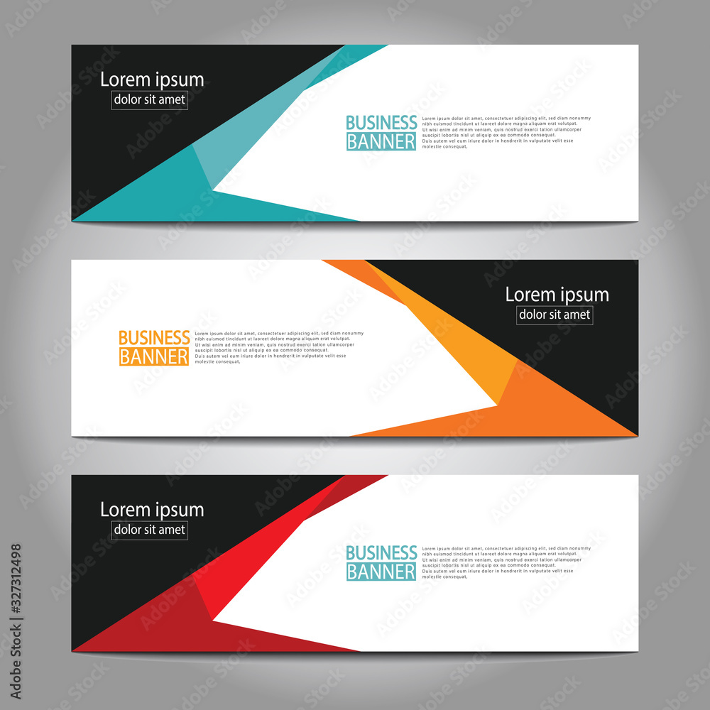 Vector abstract design web banner template. Web Design Elements - Header Design. Abstract geometric web banner template on grey background.Modern banner. Vector abstract design web banner template. Web Design Elements - Header Design. Abstract geometric web banner template on grey background.Modern banner.
