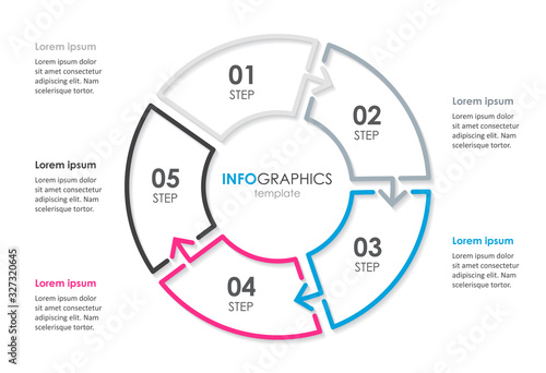 Vector infographic template