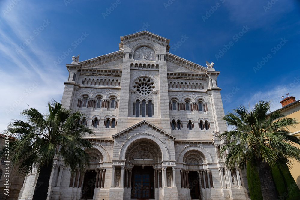 Monaco Saint Nicholas Cathedral Cote d'Azur Riviera.