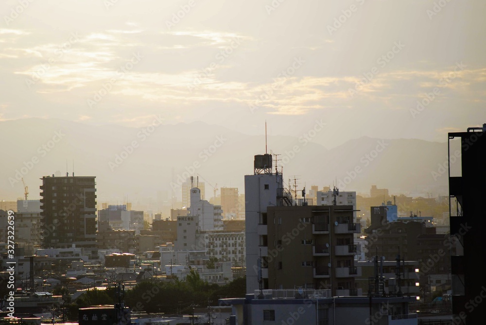 Fototapeta premium 都市風景