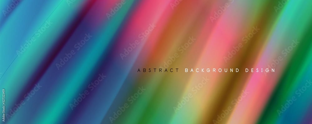 Wave liquid style lines with shadows and light on gradient background Wave liquid style lines with shadows and light on gradient background