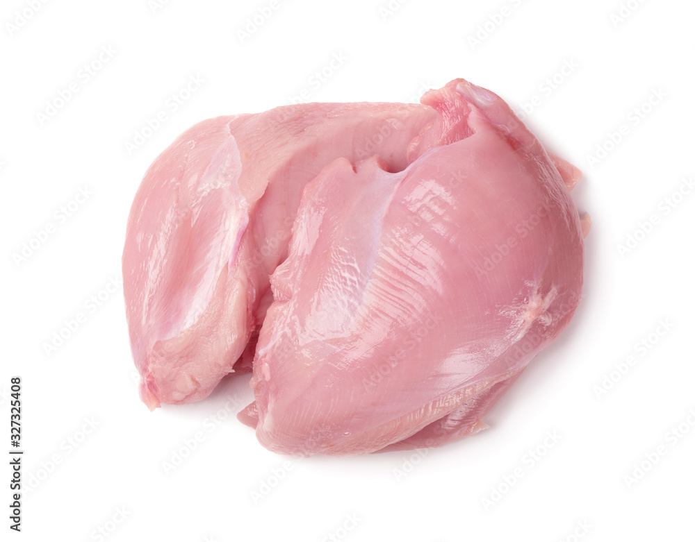 Fresh Uncooked Raw Turkey Fillet Breast Meat Isolated Fresh Uncooked Raw Turkey Fillet Breast Meat Isolated