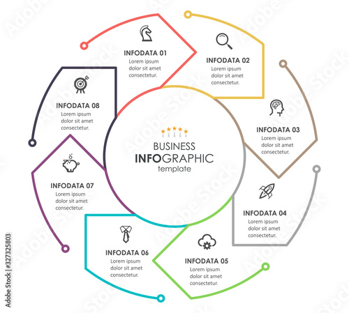 Vector infographic template