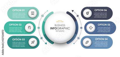 Vector infographic template