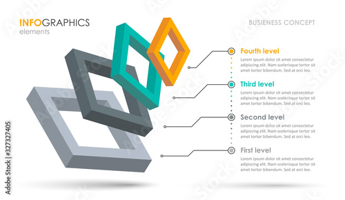 Vector infographic template