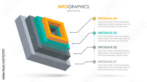 Vector infographic template