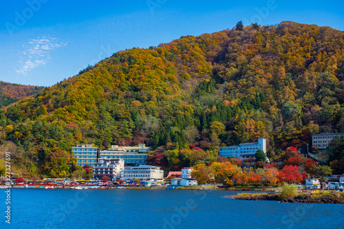Japan. The town of Kawaguch...