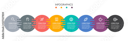 Vector infographic template