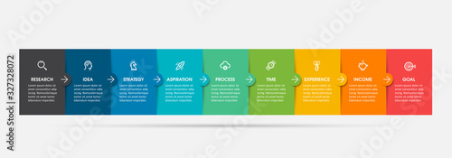 Vector infographic template