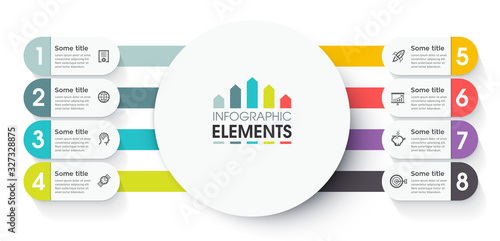 Vector infographic template