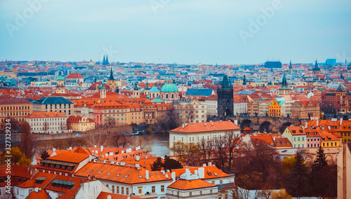 View on the Prague city, Czech Republic