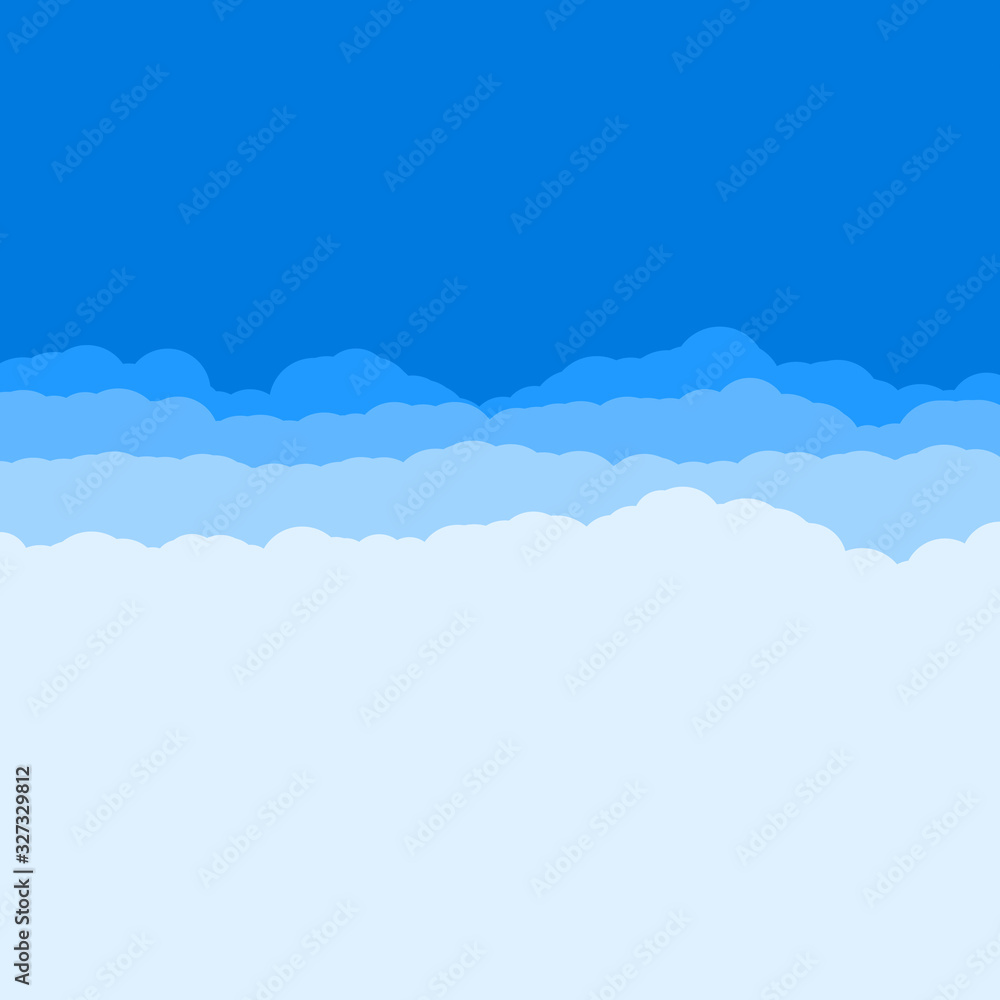 Abstract Color Clouds Sky Generative Art background illustration Abstract Color Clouds Sky Generative Art background illustration