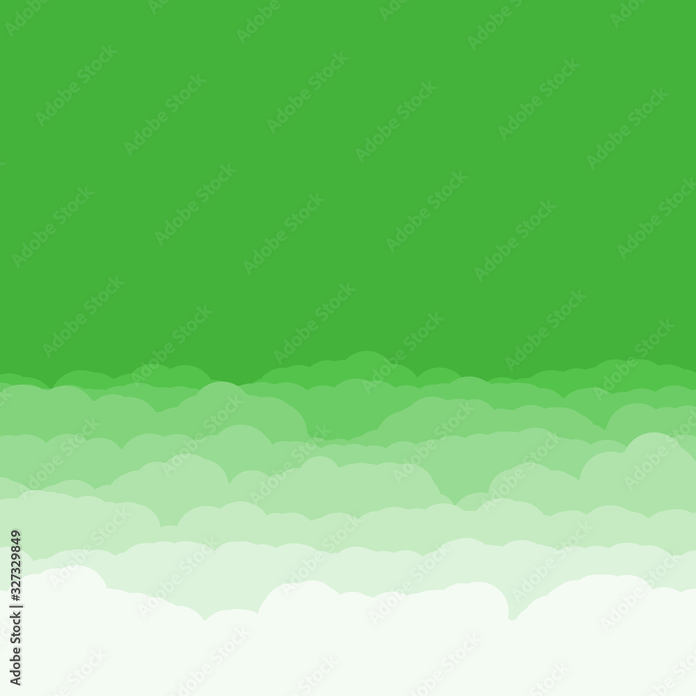 Abstract Color Clouds Sky Generative Art background illustration