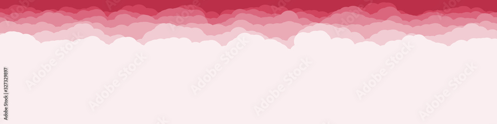 Abstract Color Clouds Sky Generative Art background illustration