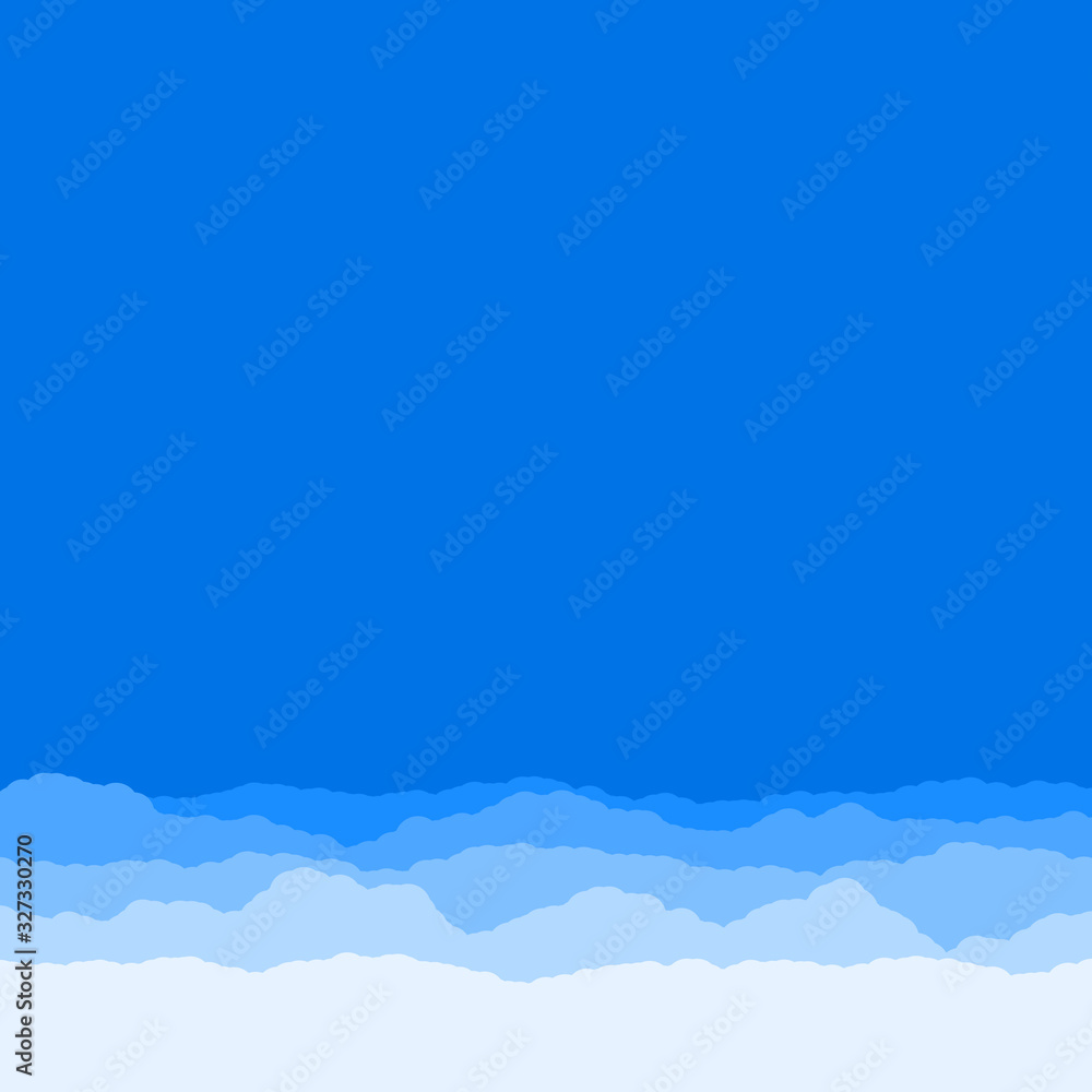 Abstract Color Clouds Sky Generative Art background illustration Abstract Color Clouds Sky Generative Art background illustration