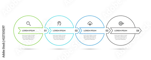 Vector infographic template