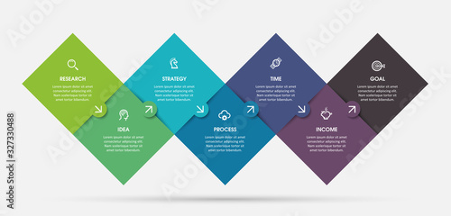 Vector infographic template