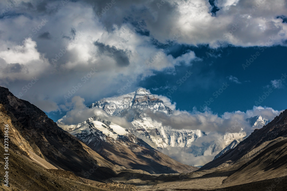 Mount Everest Basecamp Tibet China