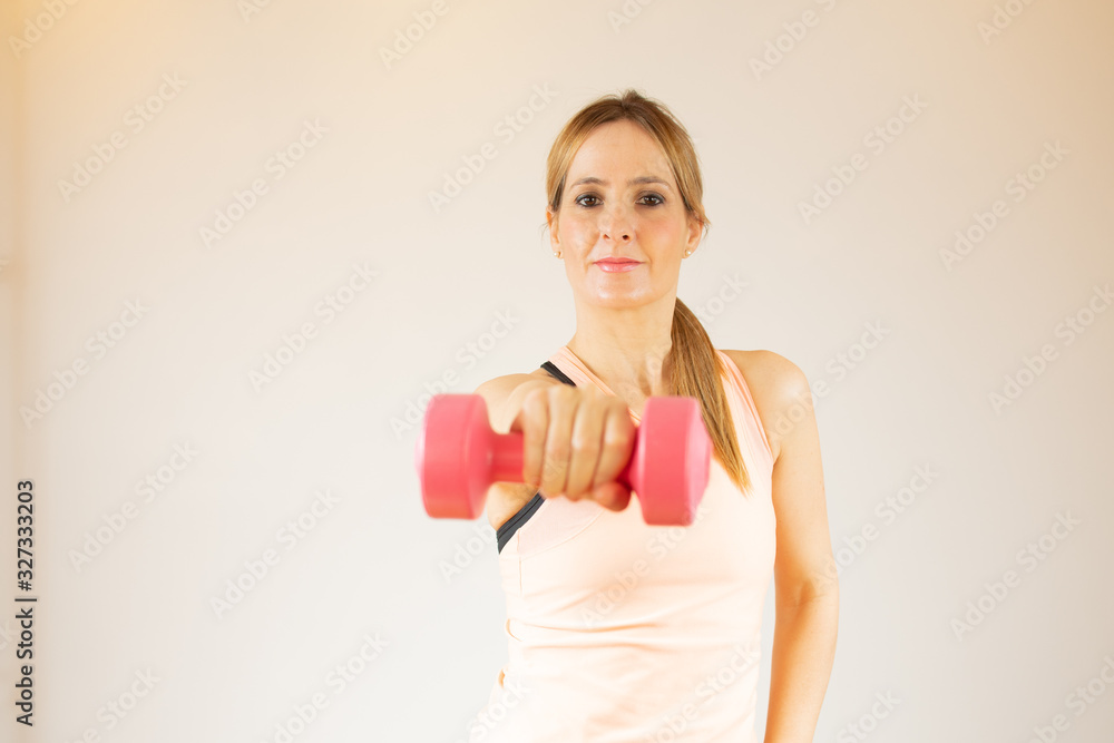 Young woman at the gym Young woman at the gym